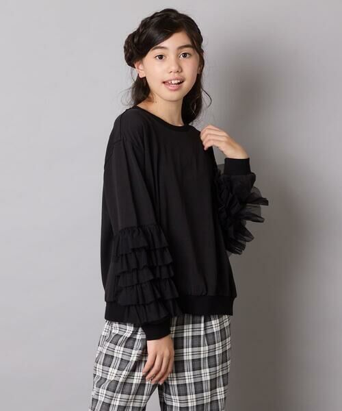 a.v.v / アー・ヴェ・ヴェ カットソー | [130-160]チュールスリーブポンチカットソー | 詳細13