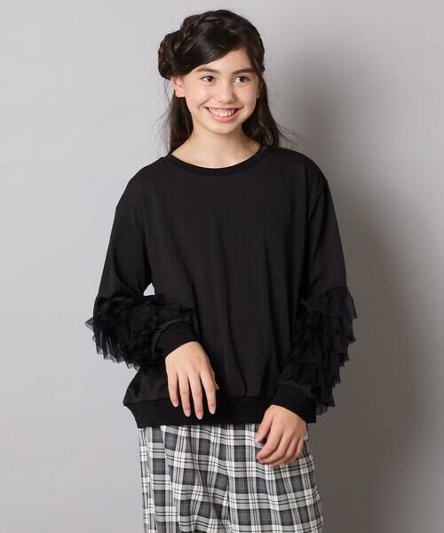 a.v.v / アー・ヴェ・ヴェ カットソー | [130-160]チュールスリーブポンチカットソー | 詳細14