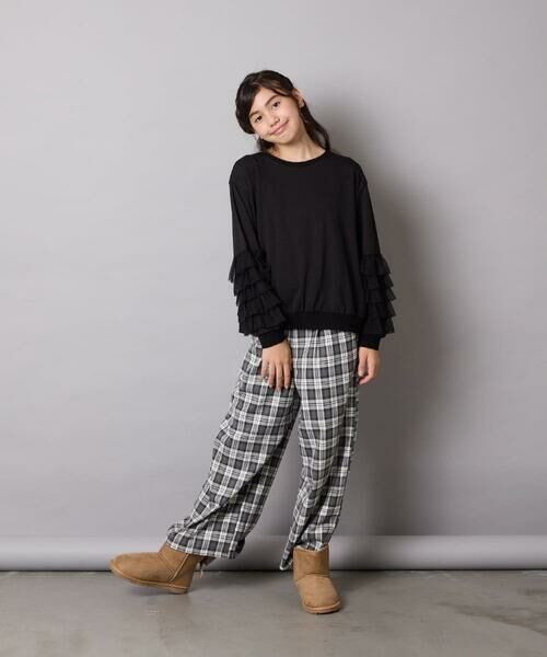 a.v.v / アー・ヴェ・ヴェ カットソー | [130-160]チュールスリーブポンチカットソー | 詳細15