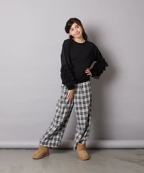 a.v.v / アー・ヴェ・ヴェ カットソー | [130-160]チュールスリーブポンチカットソー | 詳細17