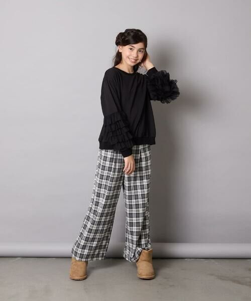 a.v.v / アー・ヴェ・ヴェ カットソー | [130-160]チュールスリーブポンチカットソー | 詳細18