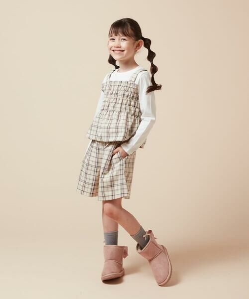 a.v.v / アー・ヴェ・ヴェ カットソー | [100-160]シャーリングビスチェドッキングトップス | 詳細10