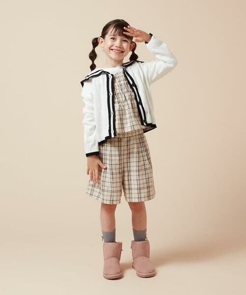 a.v.v / アー・ヴェ・ヴェ カットソー | [100-160]シャーリングビスチェドッキングトップス | 詳細12