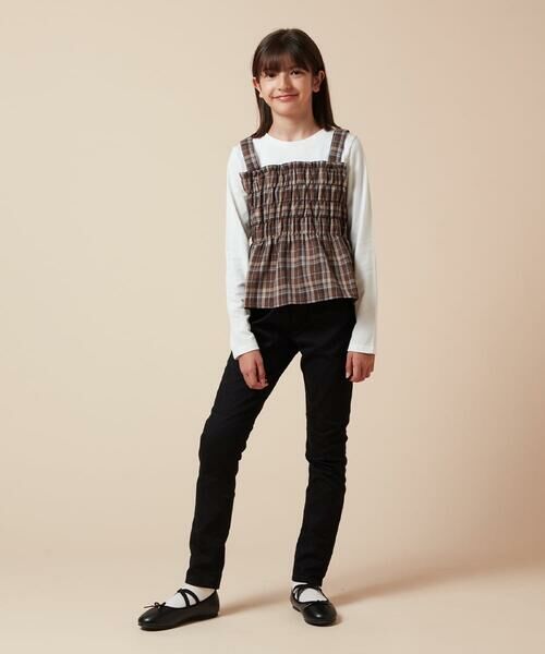 a.v.v / アー・ヴェ・ヴェ カットソー | [100-160]シャーリングビスチェドッキングトップス | 詳細19