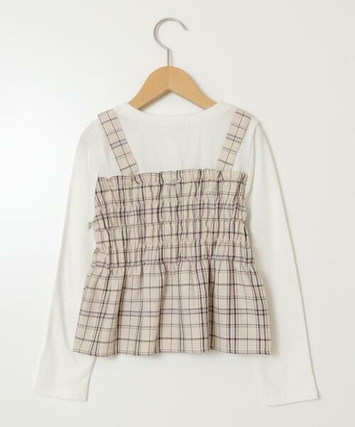 a.v.v / アー・ヴェ・ヴェ カットソー | [100-160]シャーリングビスチェドッキングトップス | 詳細2