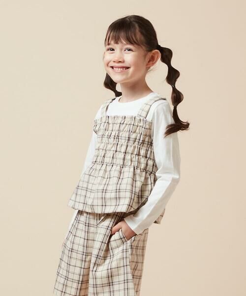 a.v.v / アー・ヴェ・ヴェ カットソー | [100-160]シャーリングビスチェドッキングトップス | 詳細6