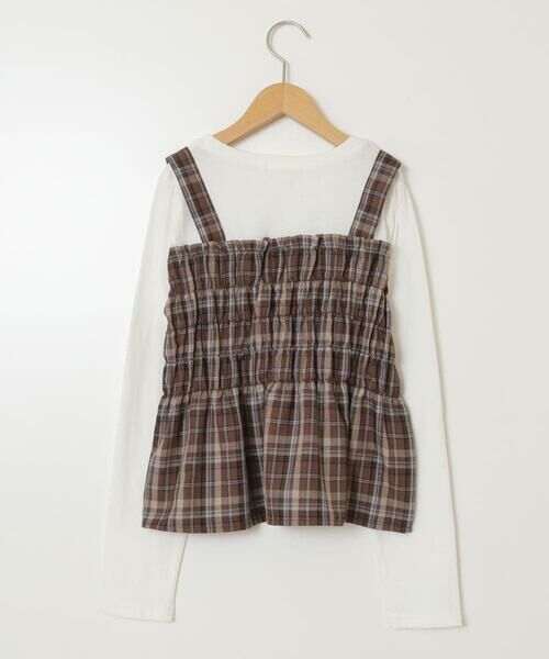 a.v.v / アー・ヴェ・ヴェ カットソー | [100-160]シャーリングビスチェドッキングトップス | 詳細23