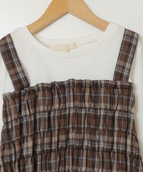 a.v.v / アー・ヴェ・ヴェ カットソー | [100-160]シャーリングビスチェドッキングトップス | 詳細24