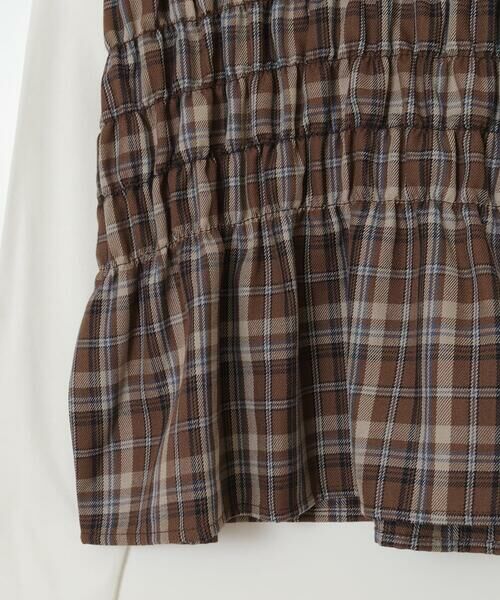 a.v.v / アー・ヴェ・ヴェ カットソー | [100-160]シャーリングビスチェドッキングトップス | 詳細25