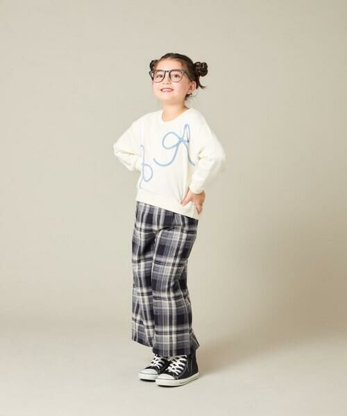 a.v.v / アー・ヴェ・ヴェ カットソー | [120-160]【立体リボンがカワイイ/通学にもオススメ】リボンテープ裏毛トレーナー | 詳細19