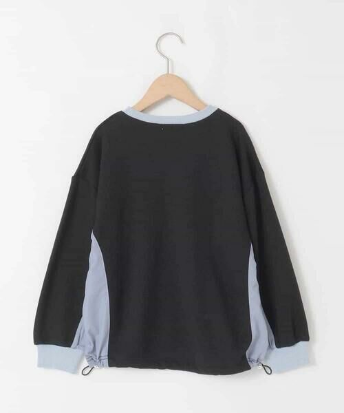 a.v.v / アー・ヴェ・ヴェ カットソー | [130-160]【切り替えバイカラー/スポーティ】配色切り替えロゴトレーナー | 詳細25