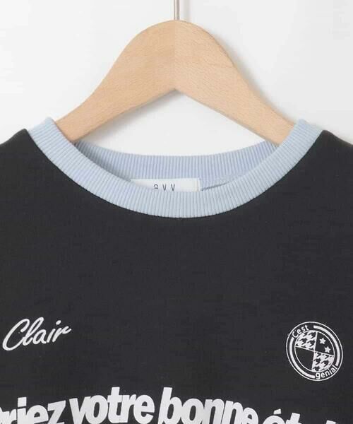 a.v.v / アー・ヴェ・ヴェ カットソー | [130-160]【切り替えバイカラー/スポーティ】配色切り替えロゴトレーナー | 詳細26