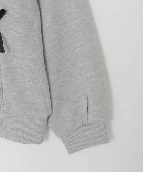 a.v.v / アー・ヴェ・ヴェ ニット・セーター | [120-160]【通学にもオススメ/ケーブルニット×裏毛/編み上げリボン】ケーブルニットドッキングトレーナー | 詳細26