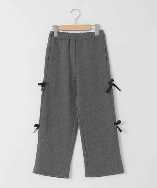 a.v.v / アー・ヴェ・ヴェ その他パンツ | [130-160]【裏起毛/ゆったりストレート/韓国コーデが叶う】サイドリボンスウェットパンツ | 詳細28