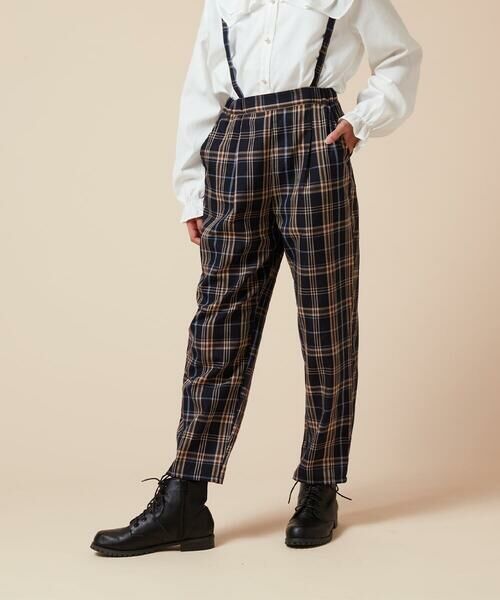 a.v.v / アー・ヴェ・ヴェ チノ・ワークパンツ | [120-160サスペンダー付きテーパードパンツ | 詳細11