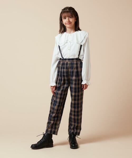 a.v.v / アー・ヴェ・ヴェ チノ・ワークパンツ | [120-160サスペンダー付きテーパードパンツ | 詳細12