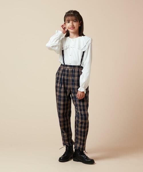 a.v.v / アー・ヴェ・ヴェ チノ・ワークパンツ | [120-160サスペンダー付きテーパードパンツ | 詳細14