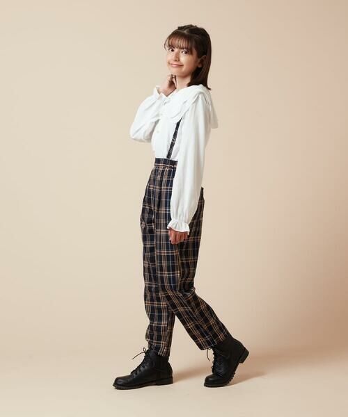 a.v.v / アー・ヴェ・ヴェ チノ・ワークパンツ | [120-160サスペンダー付きテーパードパンツ | 詳細15