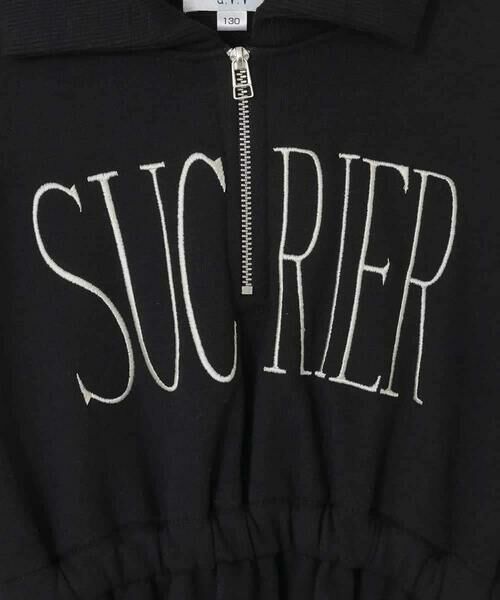 a.v.v / アー・ヴェ・ヴェ ロング・マキシ丈ワンピース | [130-160]ハーフジップロゴトレーナーワンピース | 詳細30