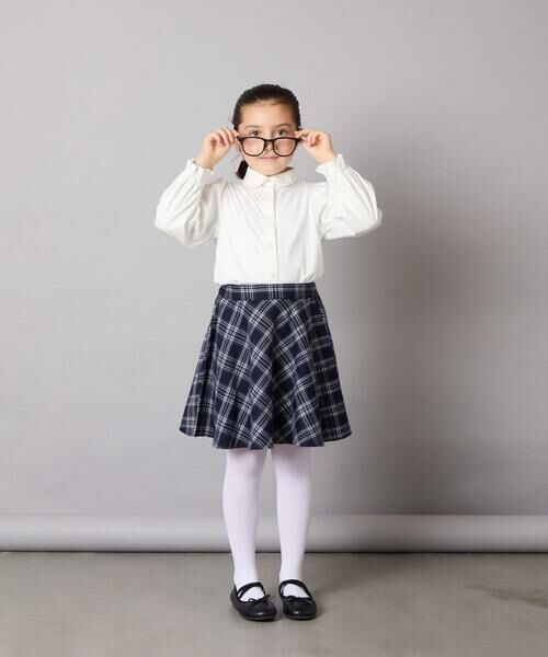 a.v.v / アー・ヴェ・ヴェ シャツ・ブラウス | [110-130]【取り外し可能リボンタイ/きれい見えカットソー素材で着心地が良い】リボン付きカットソーブラウス | 詳細8