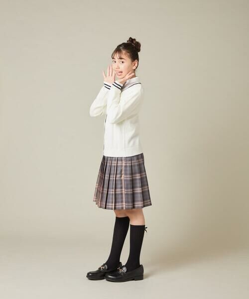 a.v.v / アー・ヴェ・ヴェ カーディガン・ボレロ | [150-160]【卒服】配色ケーブルカーディガン | 詳細14