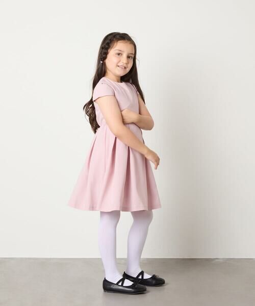a.v.v / アー・ヴェ・ヴェ ドレス | [110-130]【取り外し可能な襟/発表会/お受験/お食事会】パール調襟付きフレアワンピース | 詳細10