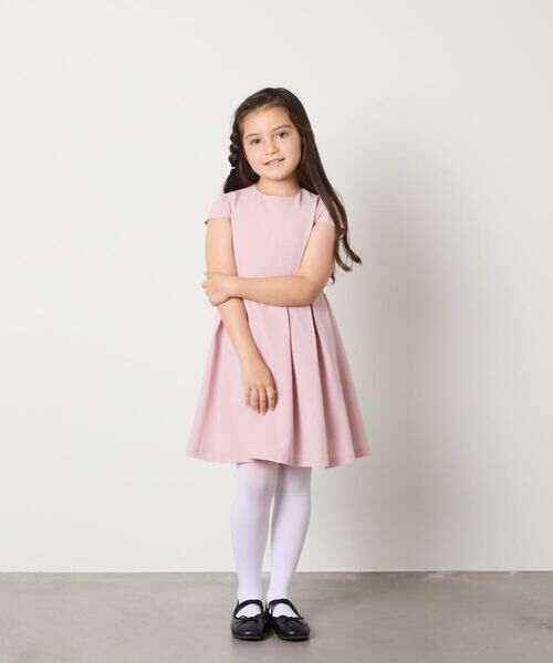 a.v.v / アー・ヴェ・ヴェ ドレス | [110-130]【取り外し可能な襟/発表会/お受験/お食事会】パール調襟付きフレアワンピース | 詳細11