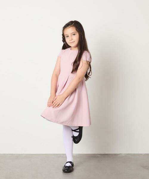 a.v.v / アー・ヴェ・ヴェ ドレス | [110-130]【取り外し可能な襟/発表会/お受験/お食事会】パール調襟付きフレアワンピース | 詳細13