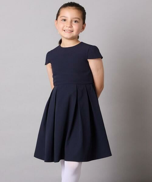a.v.v / アー・ヴェ・ヴェ ドレス | [110-130]【取り外し可能な襟/発表会/お受験/お食事会】パール調襟付きフレアワンピース | 詳細17