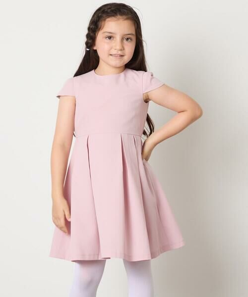 a.v.v / アー・ヴェ・ヴェ ドレス | [110-130]【取り外し可能な襟/発表会/お受験/お食事会】パール調襟付きフレアワンピース | 詳細4