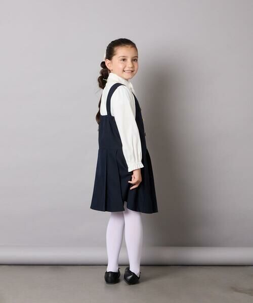 a.v.v / アー・ヴェ・ヴェ ロング・マキシ丈ワンピース | [110-130]【発表会/お受験/式典にも使える/肩紐調節可能】メタルボタンタックプリーツジャンスカ | 詳細9