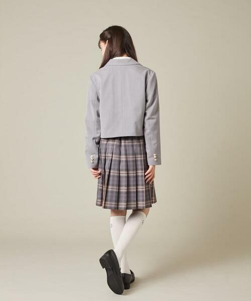 a.v.v / アー・ヴェ・ヴェ ロング・マキシ丈スカート | [150-160]【卒服】ラメチェックプリーツスカート | 詳細12