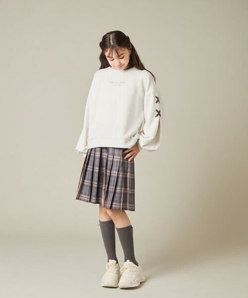 a.v.v / アー・ヴェ・ヴェ ロング・マキシ丈スカート | [150-160]【卒服】ラメチェックプリーツスカート | 詳細19