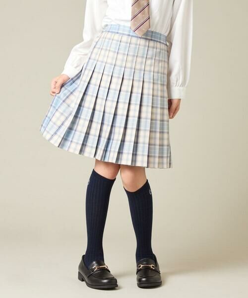 a.v.v / アー・ヴェ・ヴェ ロング・マキシ丈スカート | [150-160]【卒服】ラメチェックプリーツスカート | 詳細23