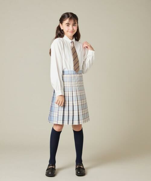 a.v.v / アー・ヴェ・ヴェ ロング・マキシ丈スカート | [150-160]【卒服】ラメチェックプリーツスカート | 詳細28