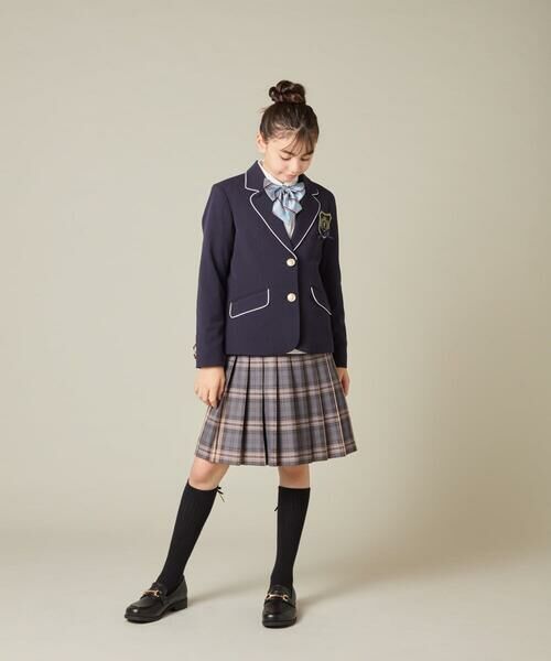 a.v.v / アー・ヴェ・ヴェ テーラードジャケット | [150-160]【卒服】【エンブレム付き】パイピングテーラードジャケット | 詳細9