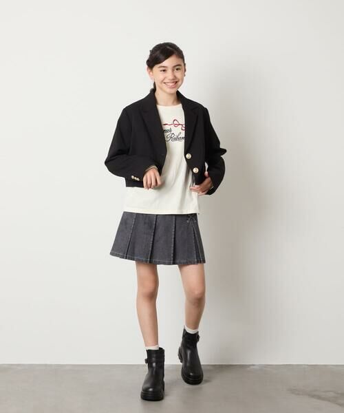 a.v.v / アー・ヴェ・ヴェ テーラードジャケット | [150-160]【卒服】【エンブレム付き】ショートテーラードジャケット | 詳細13