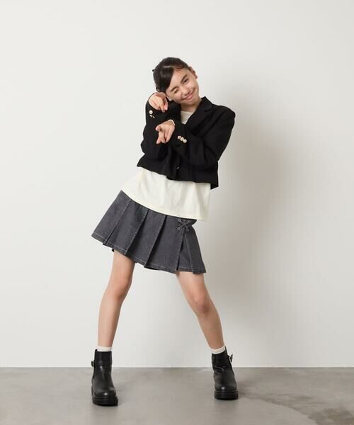 a.v.v / アー・ヴェ・ヴェ テーラードジャケット | [150-160]【卒服】【エンブレム付き】ショートテーラードジャケット | 詳細14