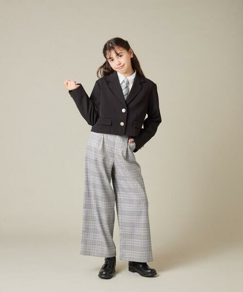 a.v.v / アー・ヴェ・ヴェ テーラードジャケット | [150-160]【卒服】【エンブレム付き】ショートテーラードジャケット | 詳細3