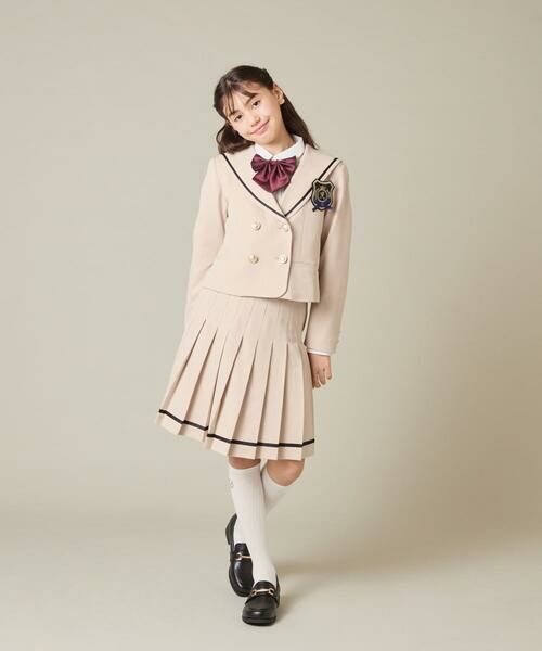 a.v.v / アー・ヴェ・ヴェ セットアップ | [150-160]【卒服】【エンブレム付き】配色セーラーカラージャケット | 詳細12