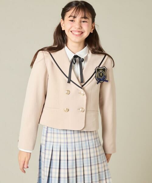 a.v.v / アー・ヴェ・ヴェ セットアップ | [150-160]【卒服】【エンブレム付き】配色セーラーカラージャケット | 詳細2