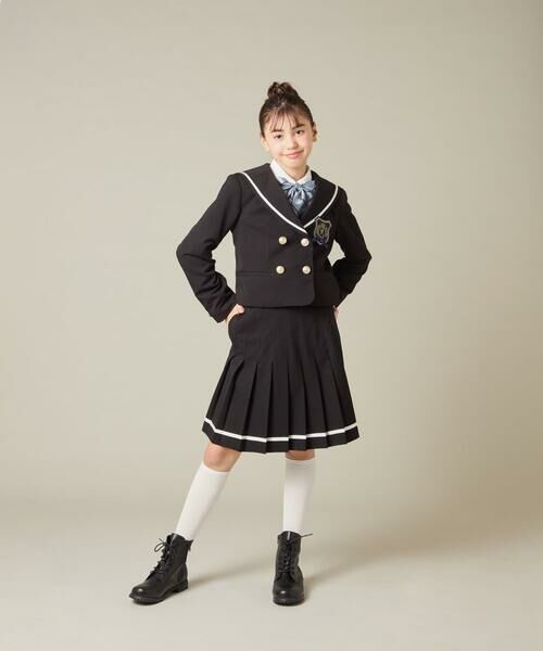 a.v.v / アー・ヴェ・ヴェ セットアップ | [150-160]【卒服】【エンブレム付き】配色セーラーカラージャケット | 詳細21