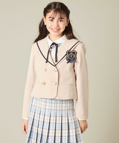 a.v.v / アー・ヴェ・ヴェ セットアップ | [150-160]【卒服】【エンブレム付き】配色セーラーカラージャケット | 詳細3