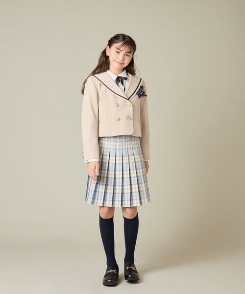 a.v.v / アー・ヴェ・ヴェ セットアップ | [150-160]【卒服】【エンブレム付き】配色セーラーカラージャケット | 詳細4