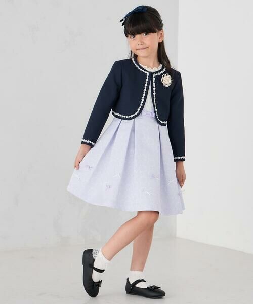 a.v.v / アー・ヴェ・ヴェ ノーカラージャケット | [110-130]【セレモニー/オケージョン/結婚式】セレモニーポケボレロ | 詳細2