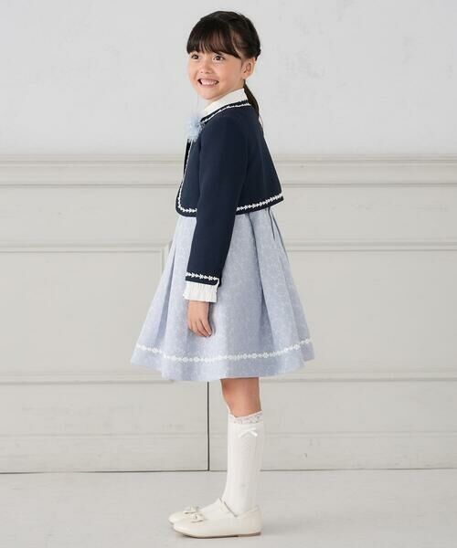 a.v.v / アー・ヴェ・ヴェ ノーカラージャケット | [110-130]【セレモニー/オケージョン/結婚式】セレモニーポケボレロ | 詳細4