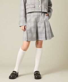 a.v.v / アー・ヴェ・ヴェ ショート・ハーフ・半端丈パンツ | [150-160]【卒服】タックキュロットパンツ