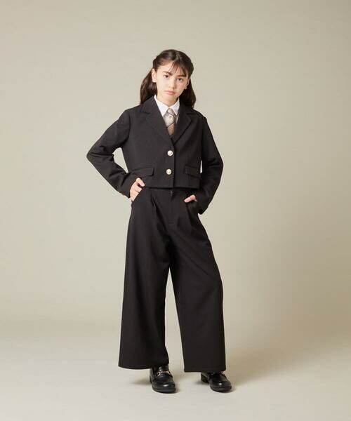a.v.v / アー・ヴェ・ヴェ その他パンツ | [150-160]【卒服】タックワイドパンツ | 詳細3