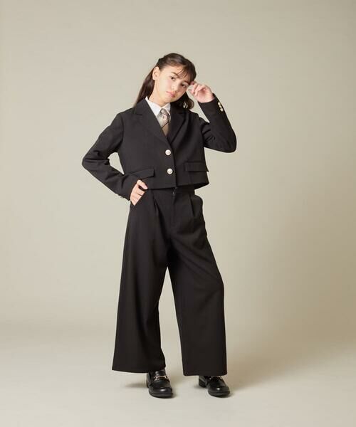 a.v.v / アー・ヴェ・ヴェ その他パンツ | [150-160]【卒服】タックワイドパンツ | 詳細4