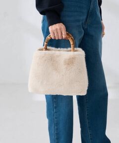 a.v.v / アー・ヴェ・ヴェ トートバッグ | バンブーハンドルファーバッグ